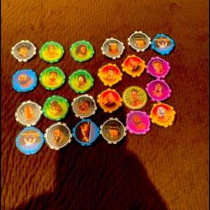 WWF Wrestler Poker Chips (24 in total)